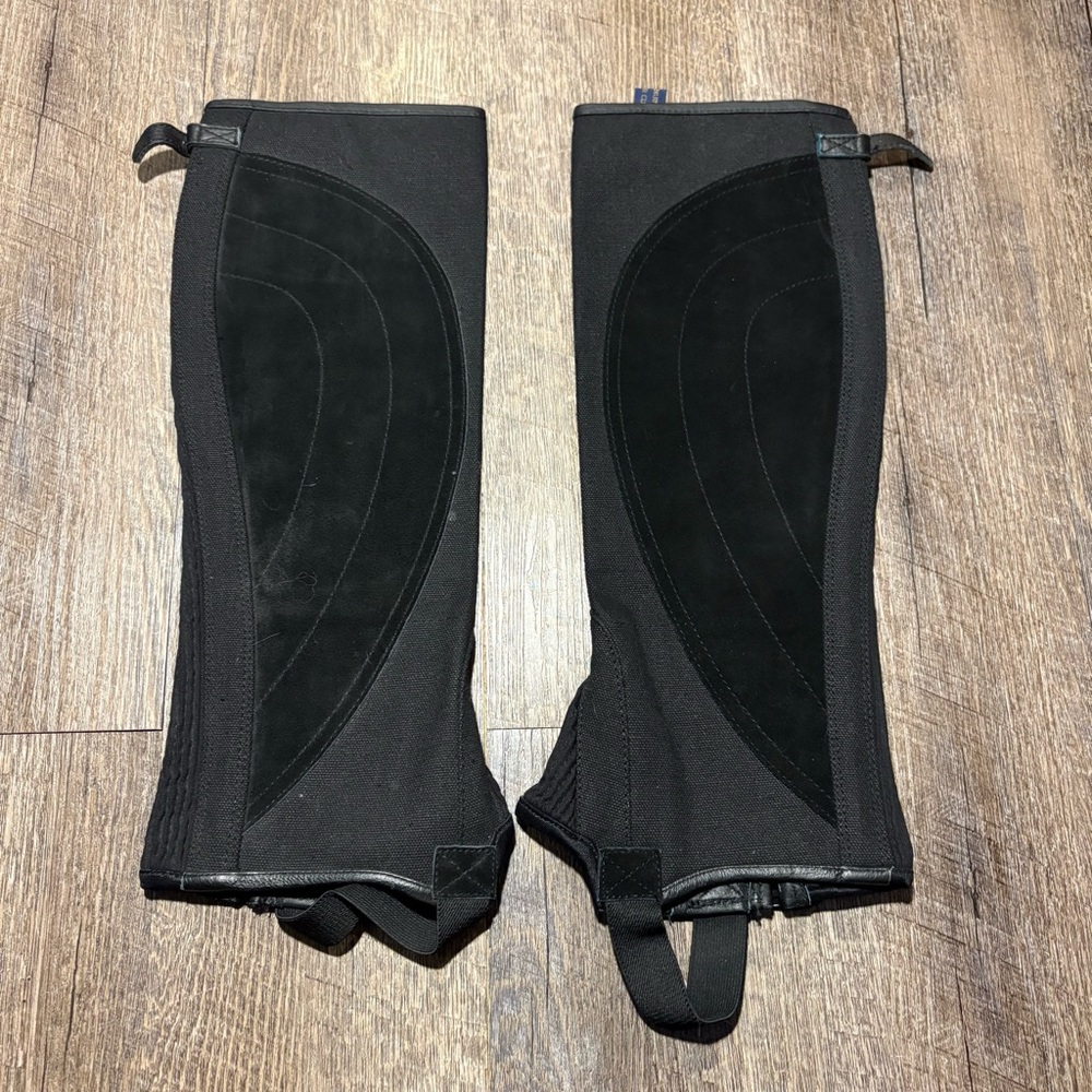 Black Women's Riding Half Chaps - Unbranded
